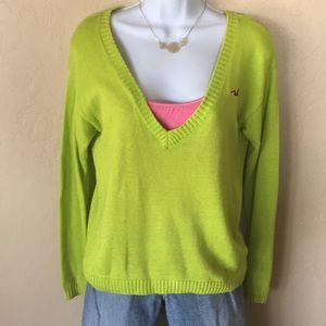 Hollister Deep V-Neck Sweater